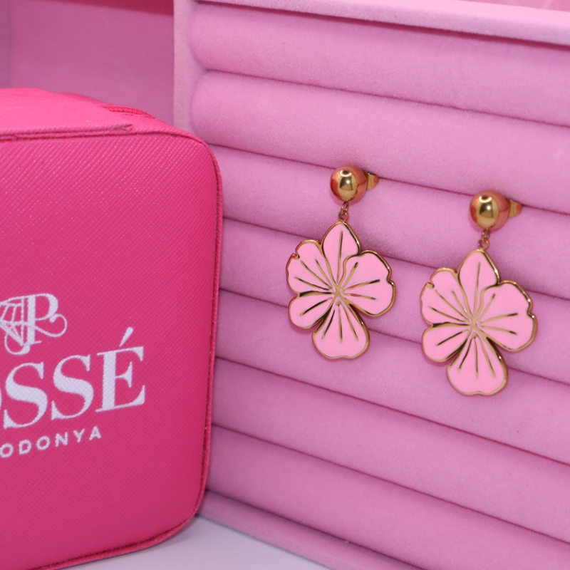 DAHLIA Flower Earrings