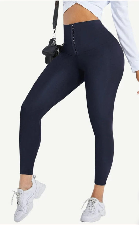 High Waist Shaper Tights- Navy
