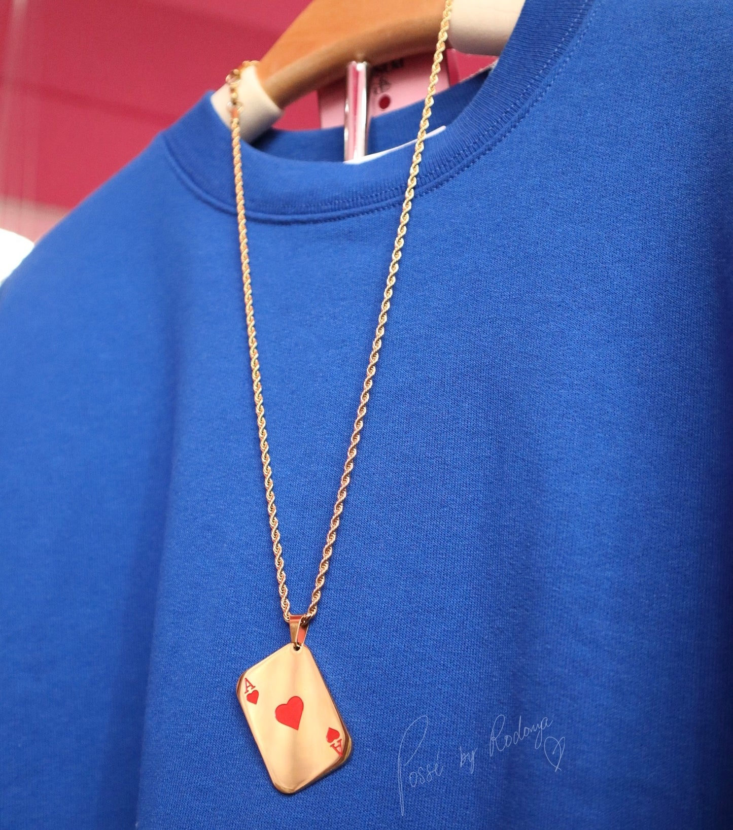 ACE OF HEARTS Men’s Necklace