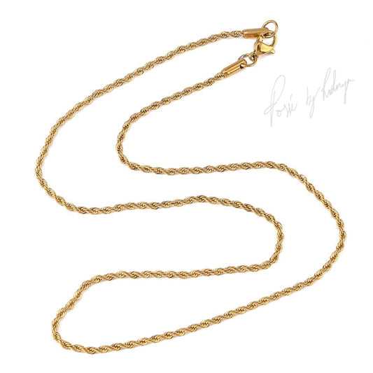 Intertwined Rope Necklace