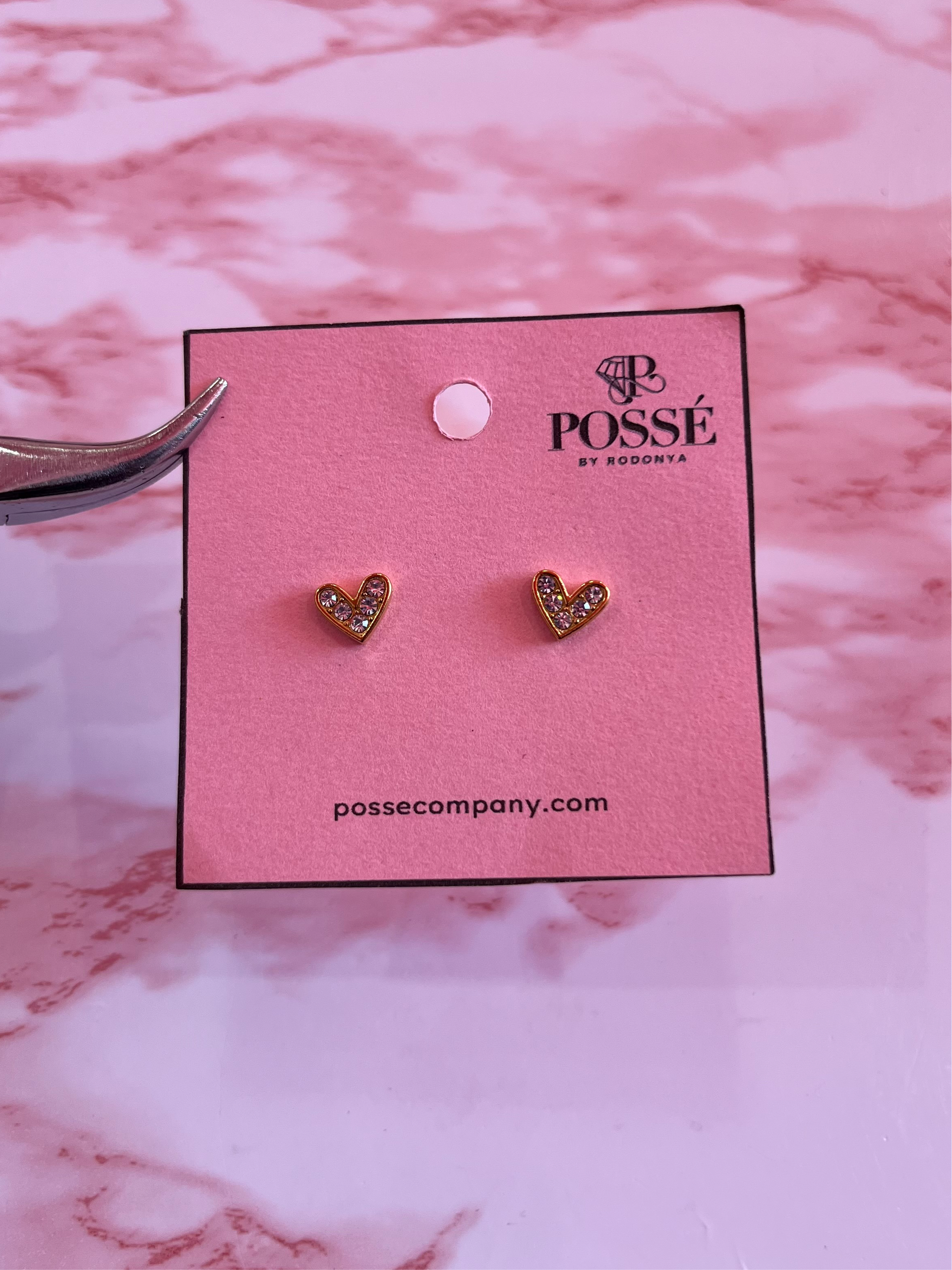 Cutesy Heart Studs