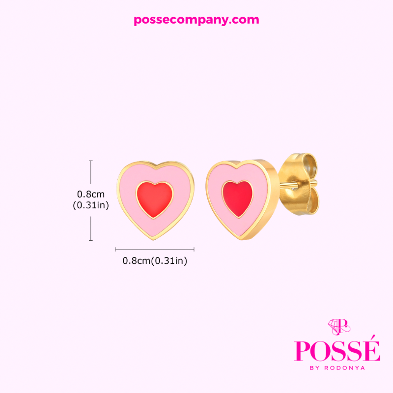 BLOSSOM HEART Kid’s Stud Earrings