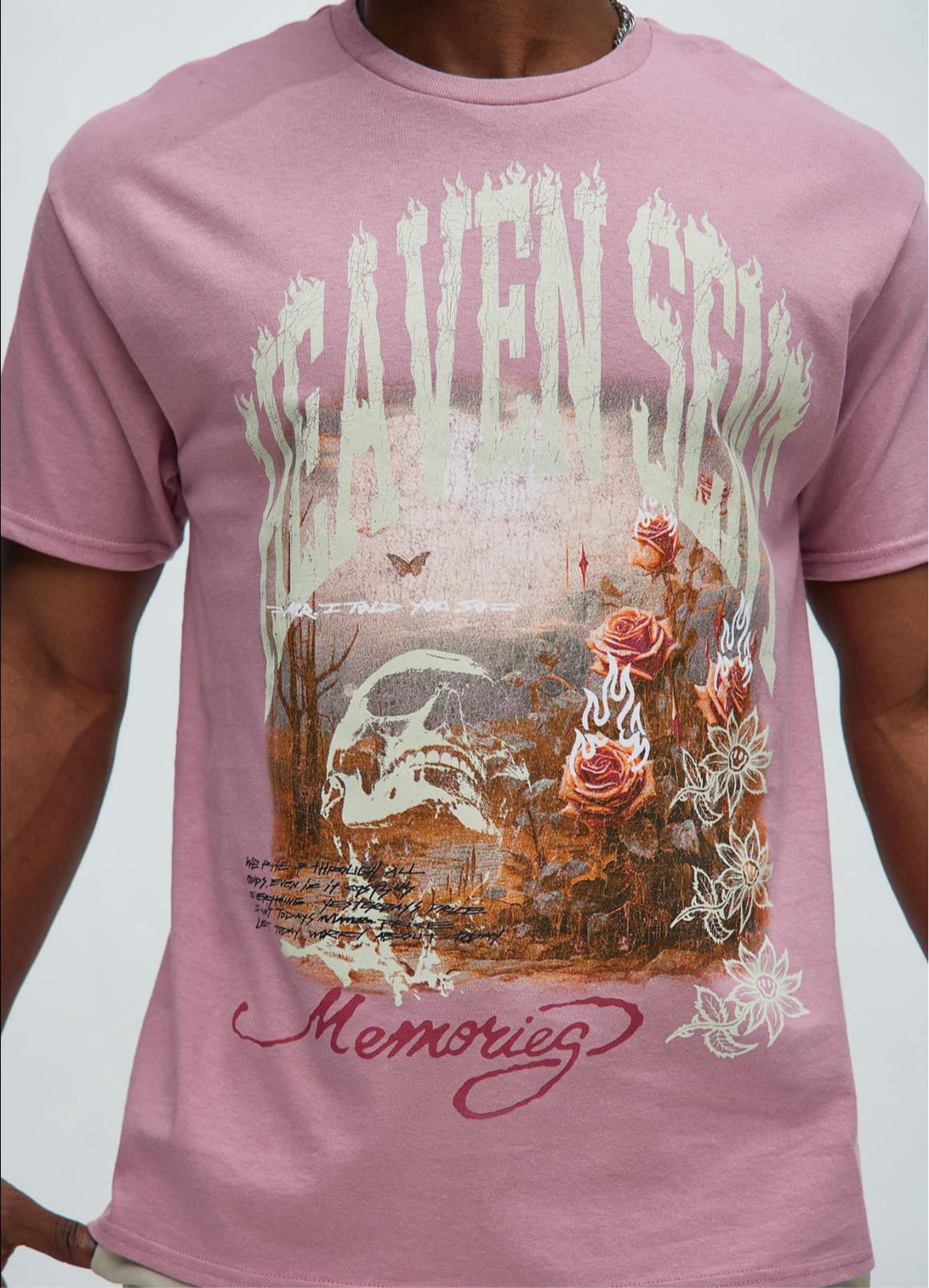 Heaven Sent Rose Tee - Mauve