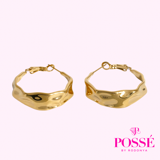 IMPRESSION Gold Hoops