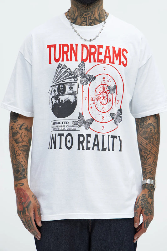 Dreams to Reality Tee - White