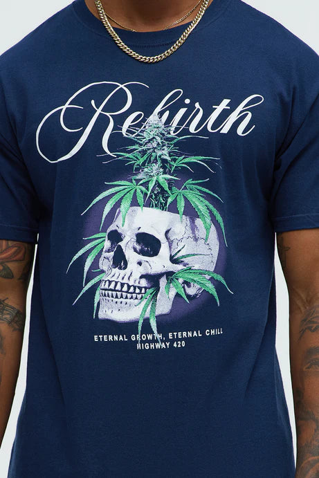 Rebirth Tee - Navy