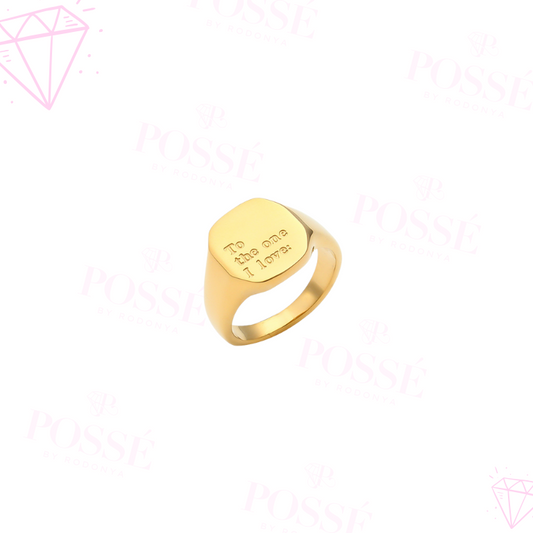 To The One I Love Ring
