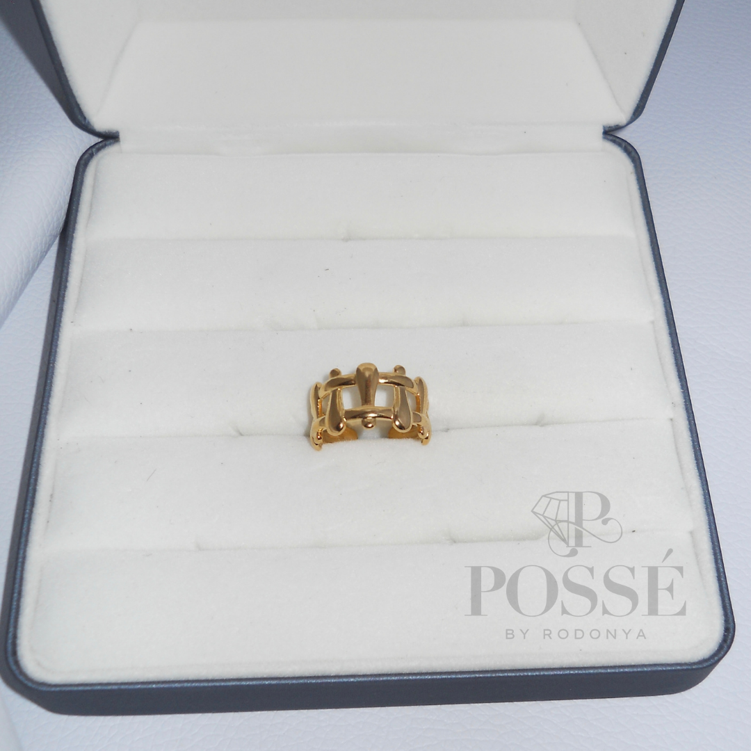 ON THE FENCE Cuff Ring