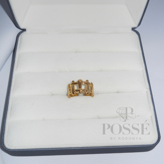 ON THE FENCE Cuff Ring