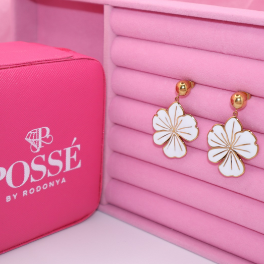 DAHLIA Flower Earrings