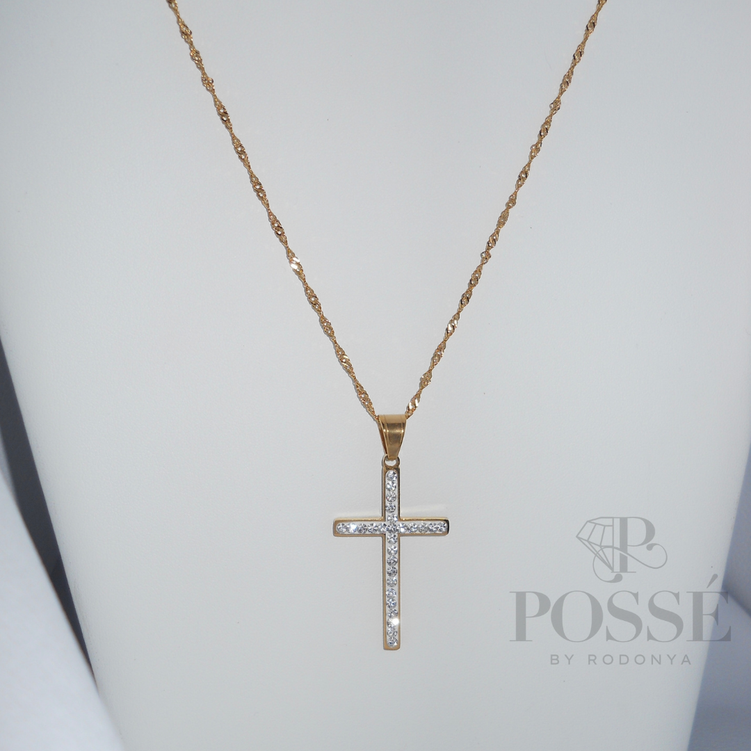 CRYSTAL CROSS Necklace