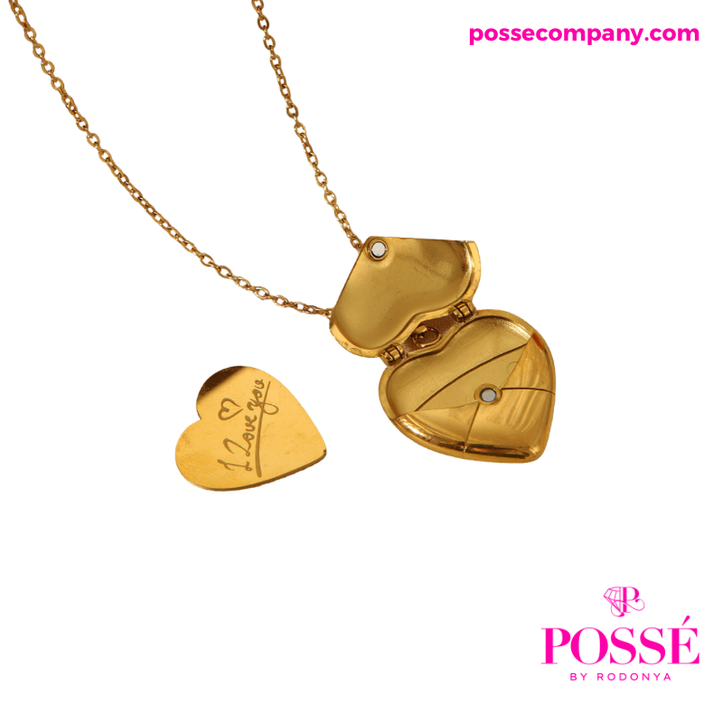 ILY Secret Letter Necklace