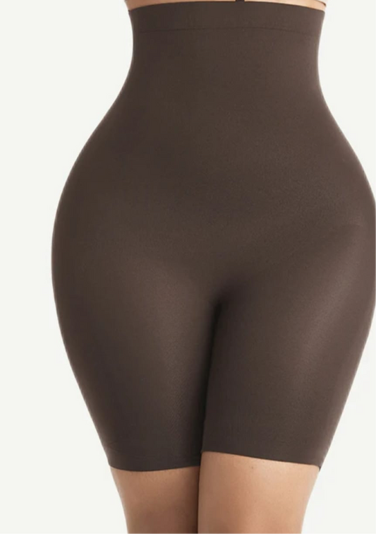 Tummy Control Butt Enhancing Waist Trimmer - Dark Brown