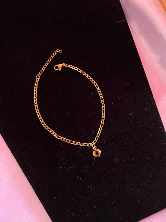 Gem Heart Anklet