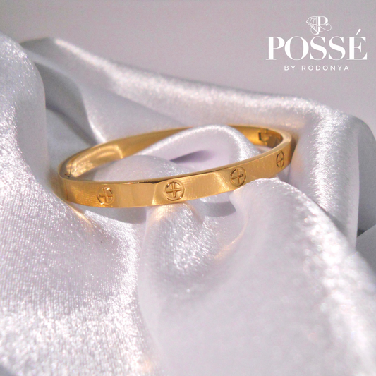DOUBLE CROSSED Bangle