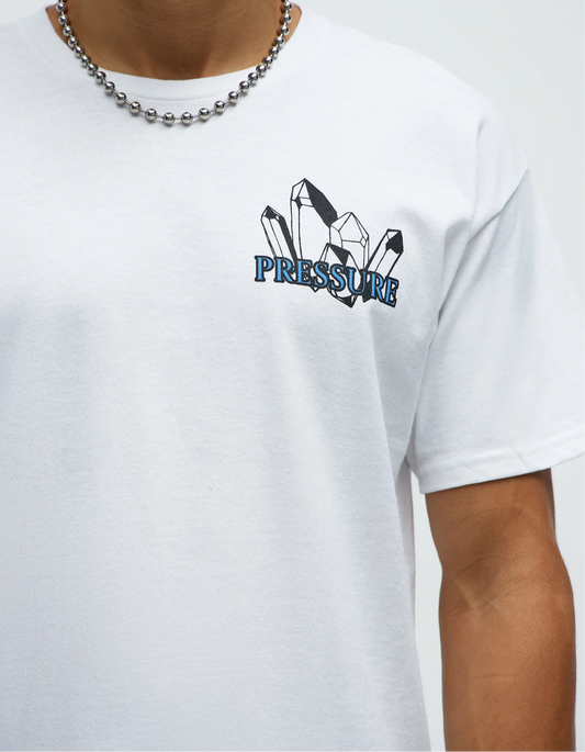 Pressure Makes Diamonds Tee - White
