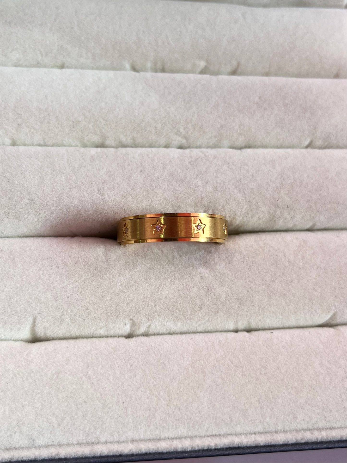 Stars Fidget Spinner Ring