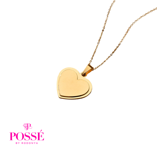 LORI HEART Engraveable Necklace