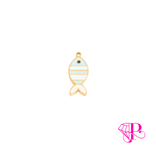 Striped Fish Charm