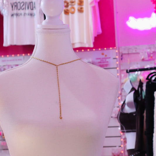 LUMA LINK Lariat Necklace