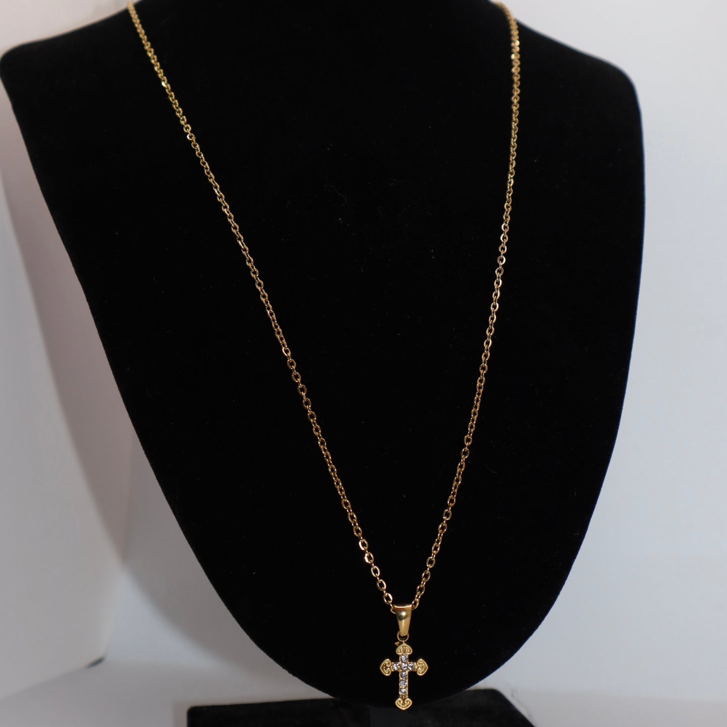 CRYSTAL Cross Necklace