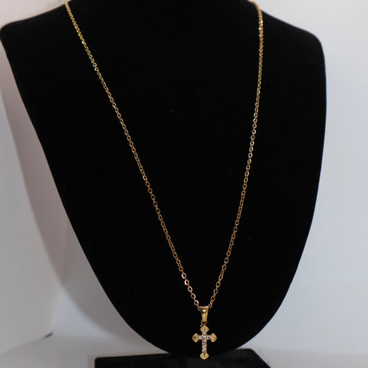 CRYSTAL Cross Necklace