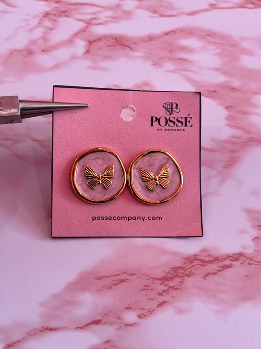 Athlia Butterfly Studs