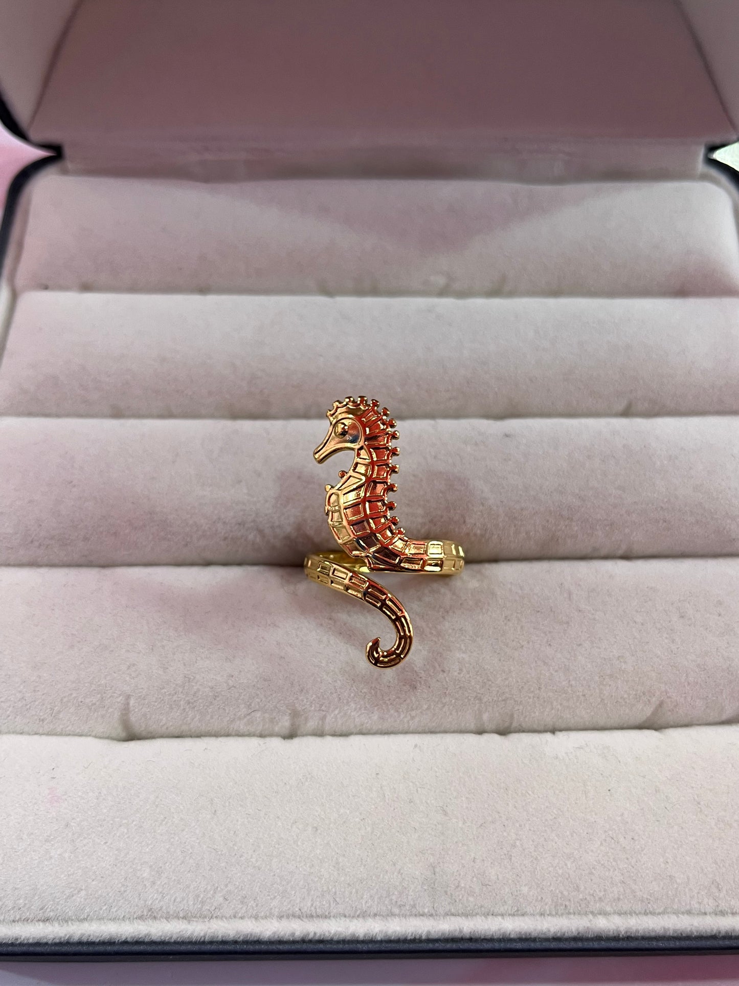 Seahorse Adjustable Ring