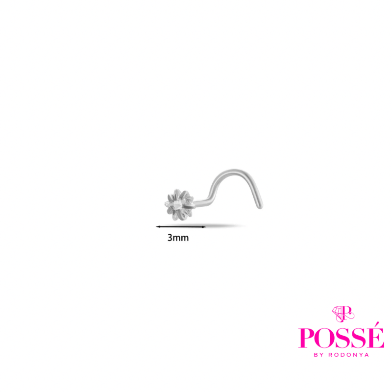 STAR CZ C-Rod Nose Ring