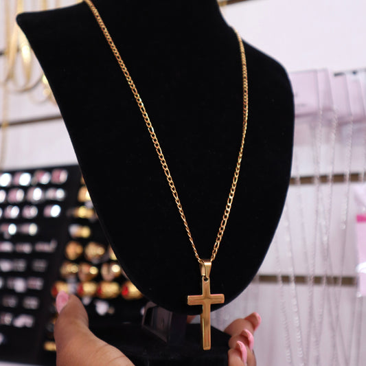 LEGACY CROSS Necklace - Gold