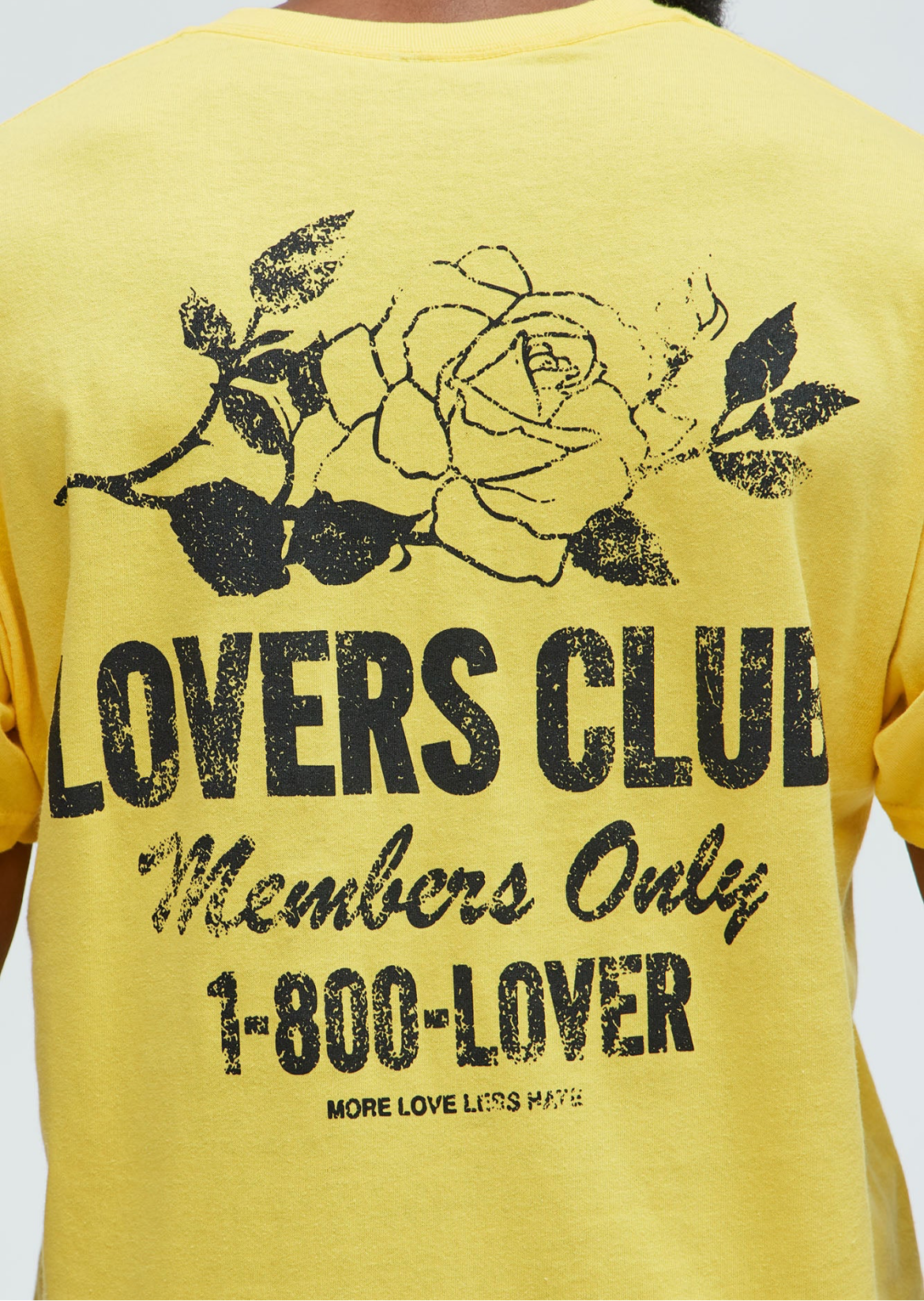 Lovers Club Tee- Yellow