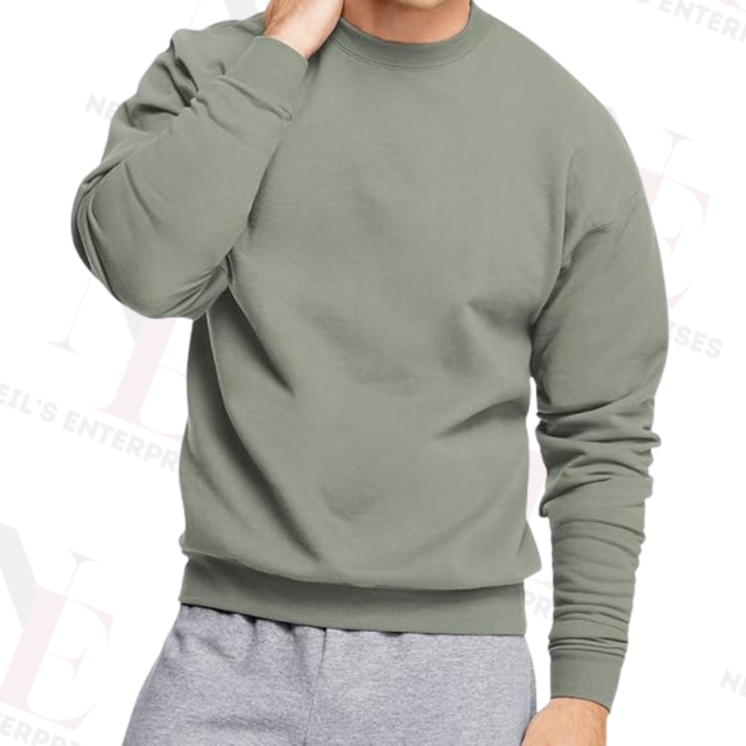 HANES Sweatshirt - Stonewash Green