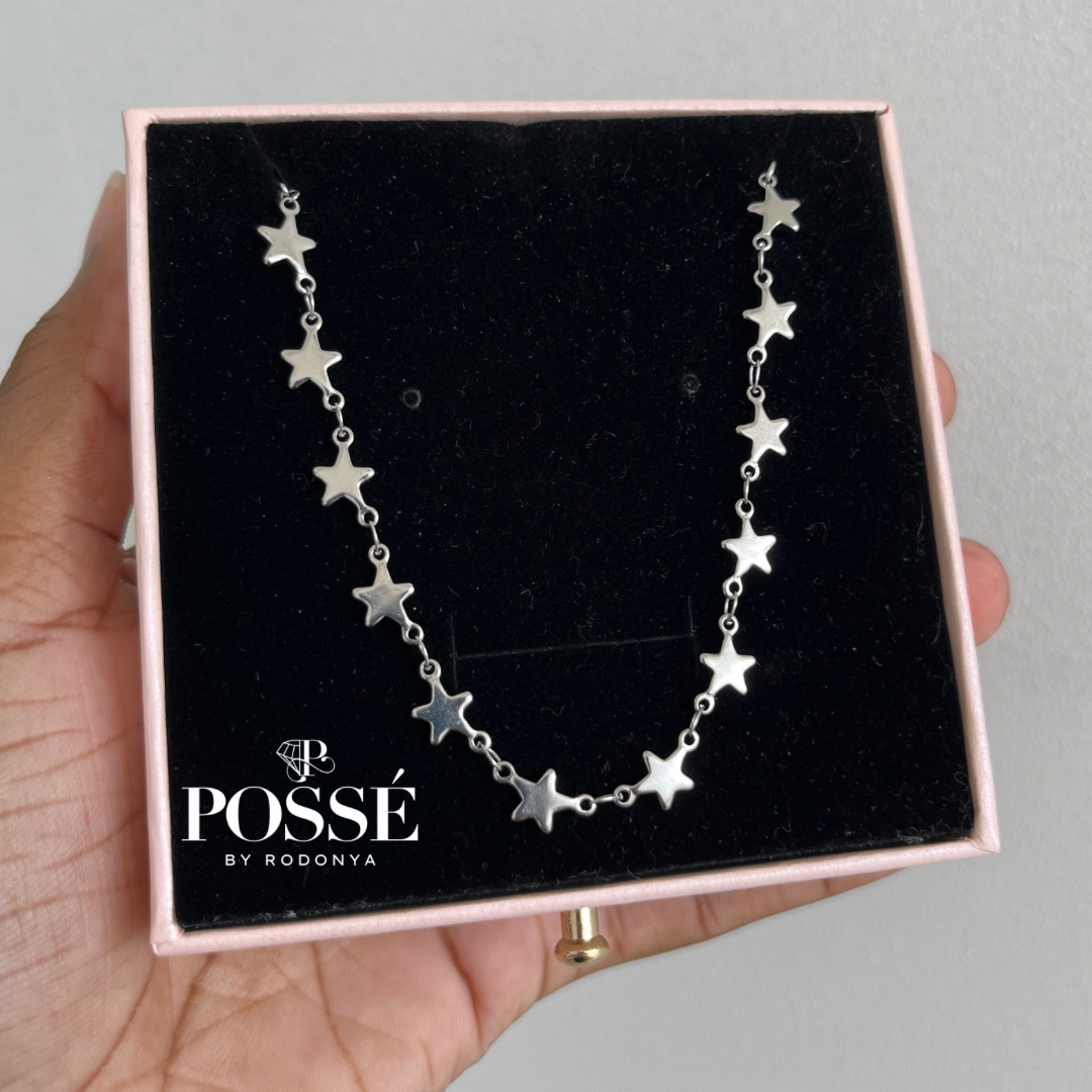 SILVER STARRY NIGHT Anklet