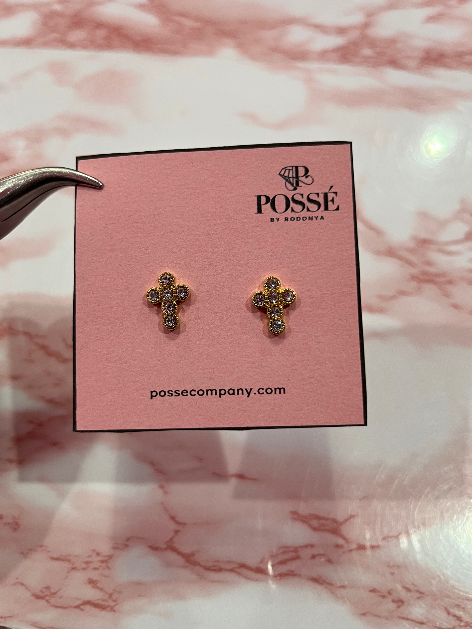 Destiny Cross Studs