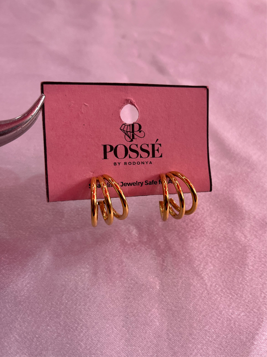 Triple Ringz Earrings