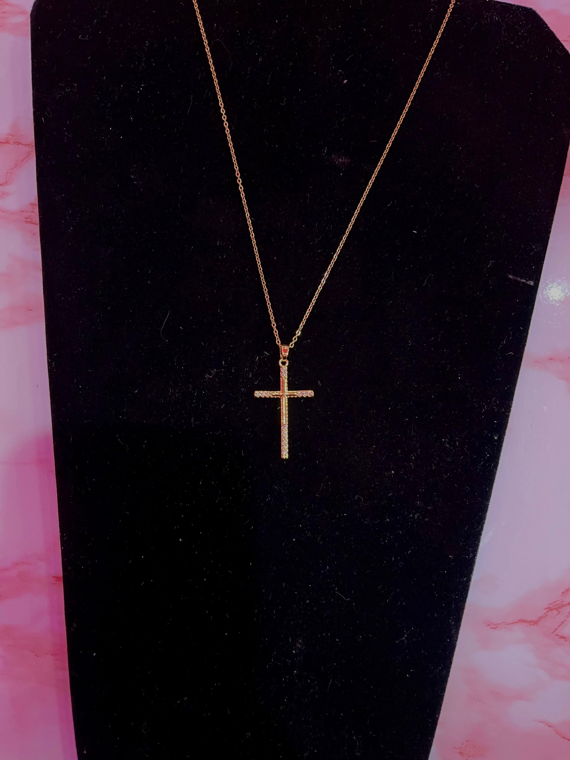 Slender Cross Necklace