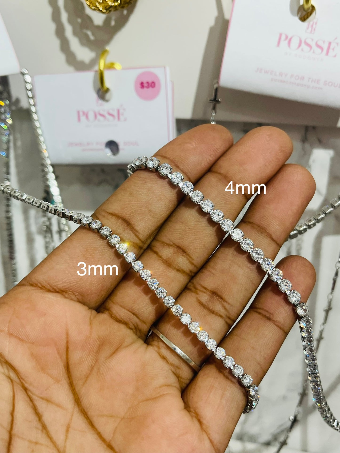ICY BABE Tennis Necklace