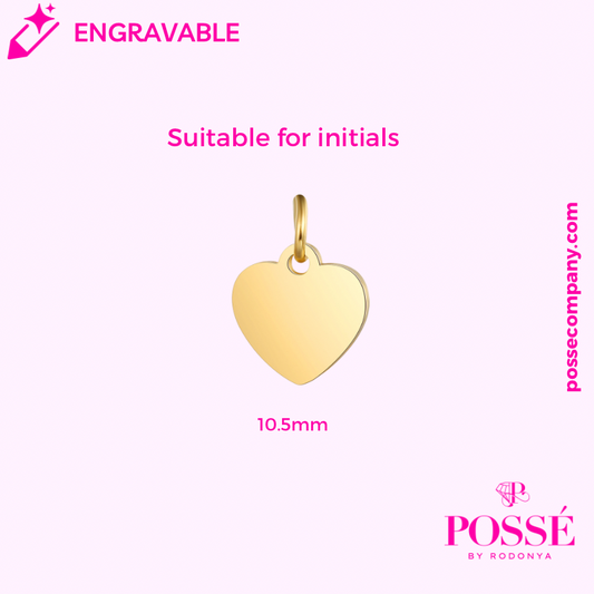 TRUE LOVE TOKEN Engravable Charm