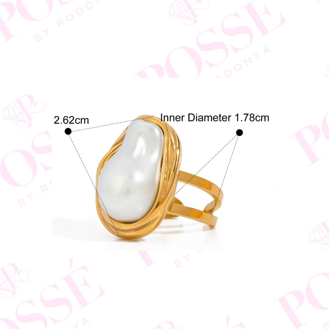 Golden Tide Adjustable Ring