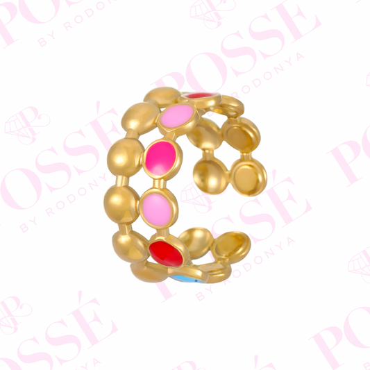 Candy Drop Cuff Ring