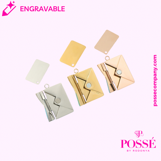 LOVE Letter Engravable Pendant