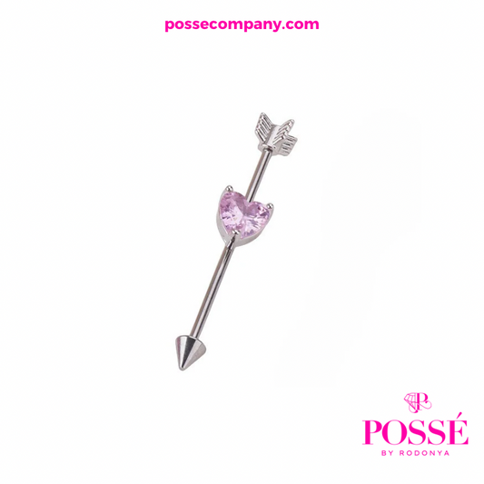 Pink Cupid Industrial Piercing
