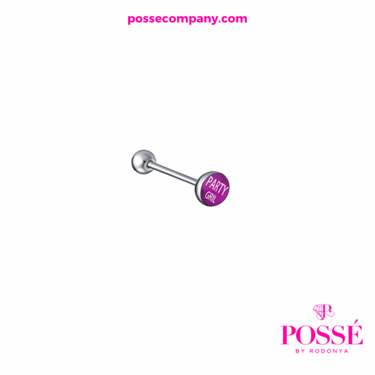 Party Girl Tongue Ring