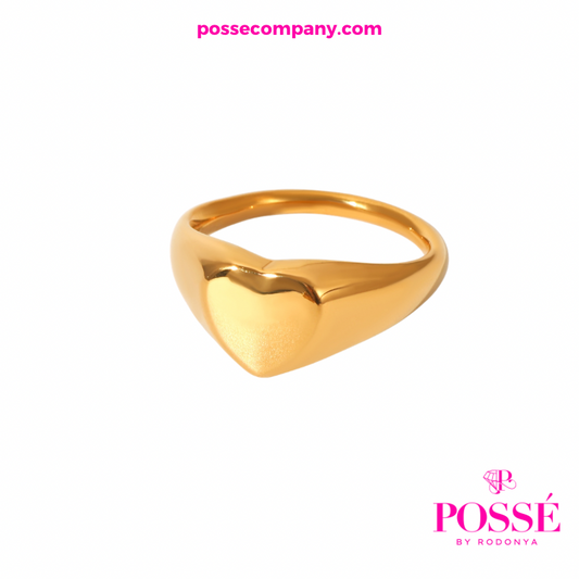YOURS TRULY Ring - Gold