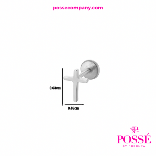 CROSS Flatback Stud (1pc) - Silver