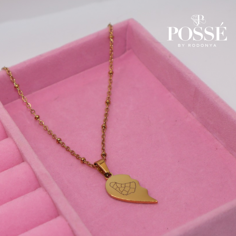 BIM HALF HEART Necklace