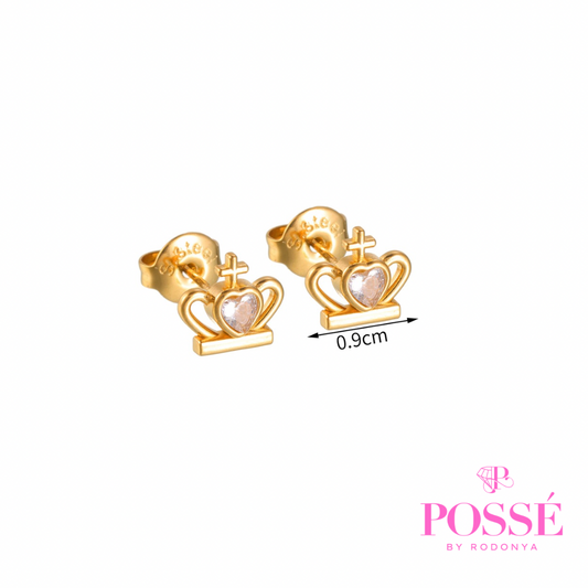 ICY CROWN Studs