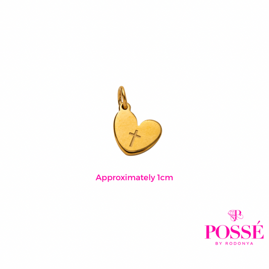 Heart Laser Charm