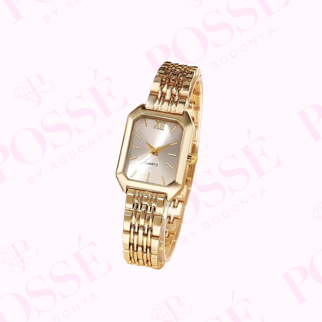 Blush Quartz Watch Women - White Face