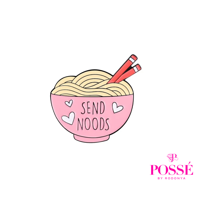 SEND NOODS Pin/Brooch